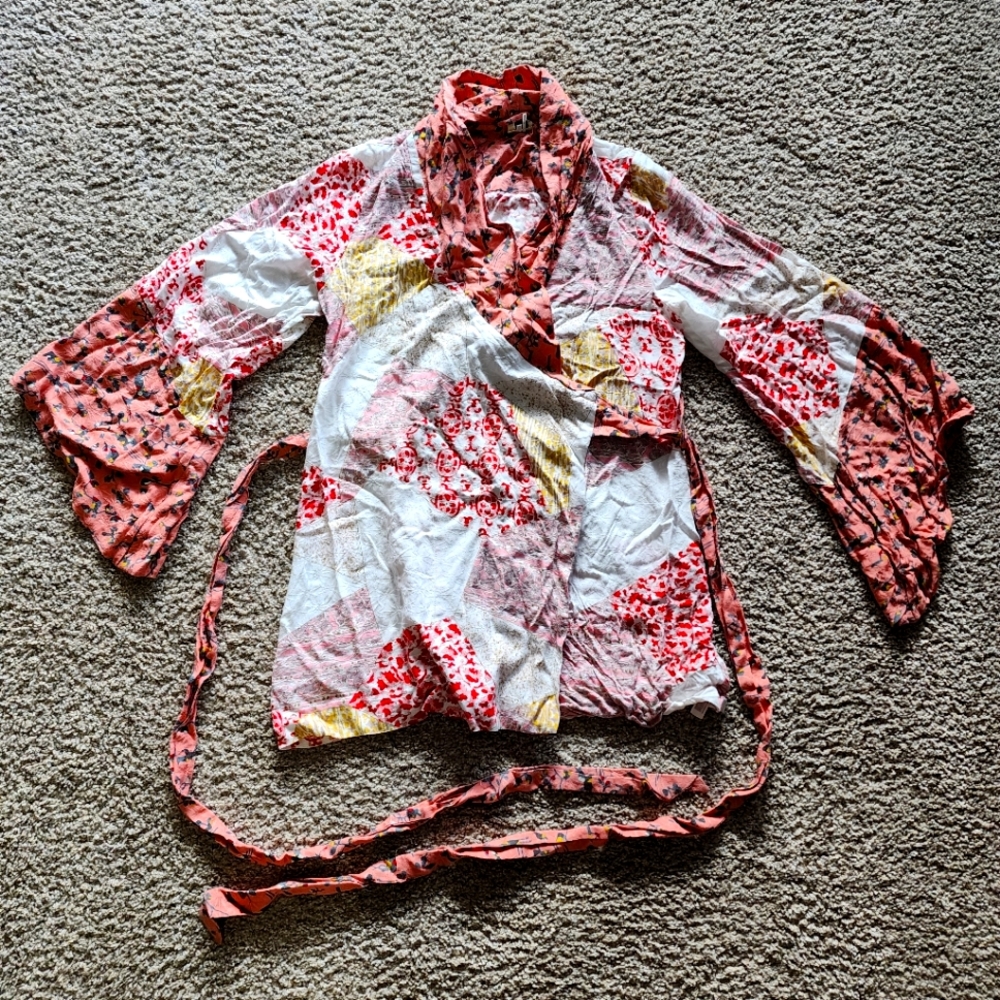 Summer Anthropologie Floreat Kimono Robe